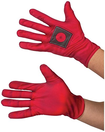 Rubie's Deadpool red costume gloves