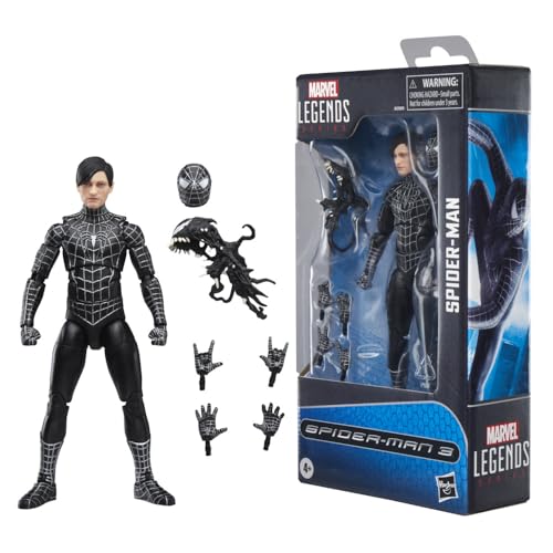 Marvel Legends Spider-Man 3 black suit figure