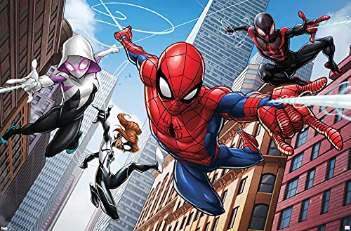 Trends International Spider-Man Web Heroes wall poster with Spider-Man, Miles Morales and Spider-Gwen